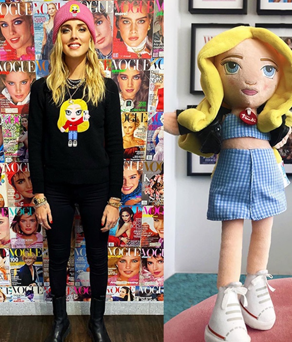 Chiara-Ferragni-bambola-trudi Chiara Ferragni, nuovi guai: indagata per truffa anche per le uova e Trudi