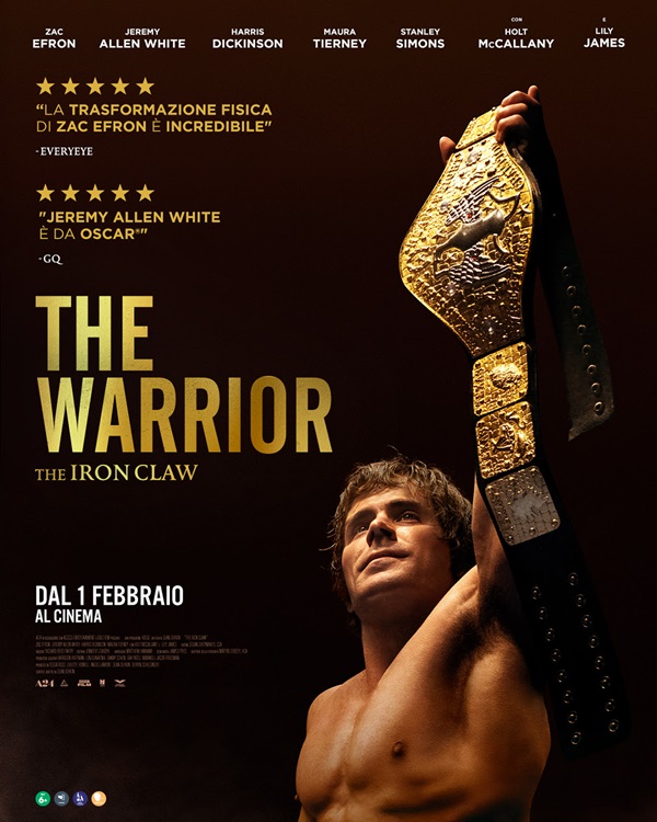 The-Warrior-The-Iron-Claw The Warrior, The Iron Claw: al cinema l'atteso film con Zac Efron