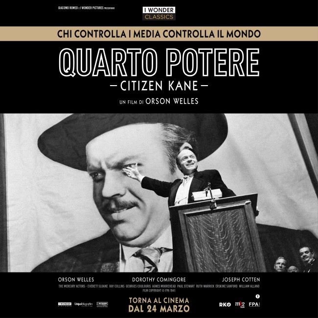 Un-film-di-ORSON-WELLES-il-nuovo-trailer Quarto potere torna al cinema. Dal 24 marzo con I WONDER