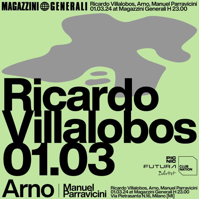 magazzini-generali-Milano Ricardo Villalobos sul palco dei Magazzini Generali, venerdì 1° marzo