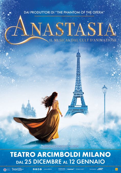  ANASTASIA Il musical, anteprima assoluta a Milano