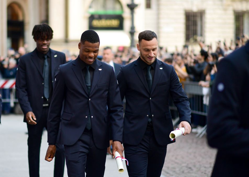 MIA_7710 Inter, Milano: consegnato l'Ambrogino d'oro alla squadra. Le foto