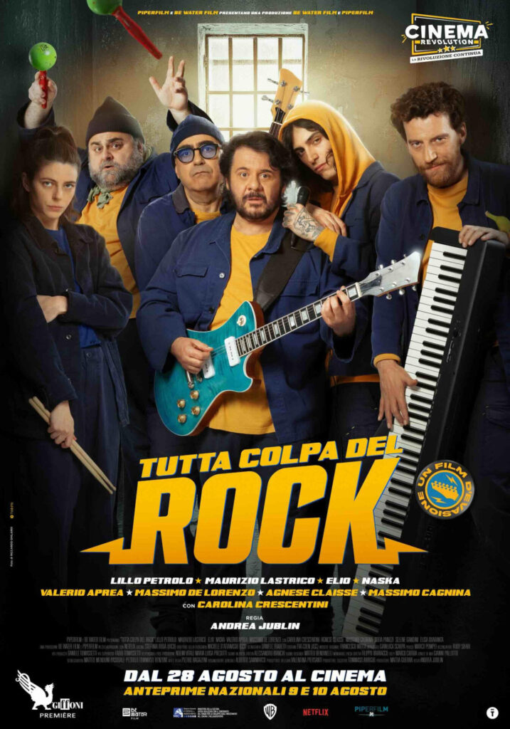 0-3-717x1024 TUTTA COLPA DEL ROCK | film con Lillo Petrolo, Elio, Maurizio Lastrico e Naska. In sala dal 28 agosto distribuito da PiperFilm