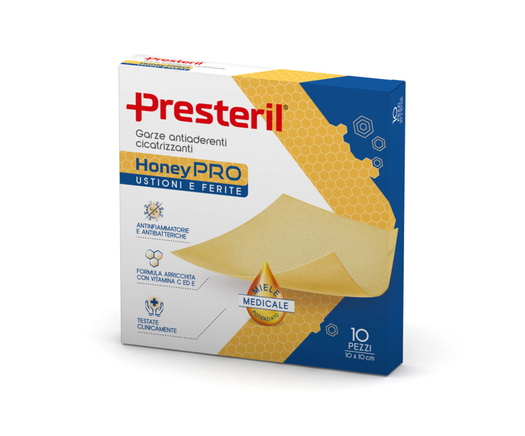 Garza-HoneyPro--1024x850 Novità: HoneyPRO di Presteril, a base del miele potenziato, per una cicatrizzazione rapida di ustioni e ferite