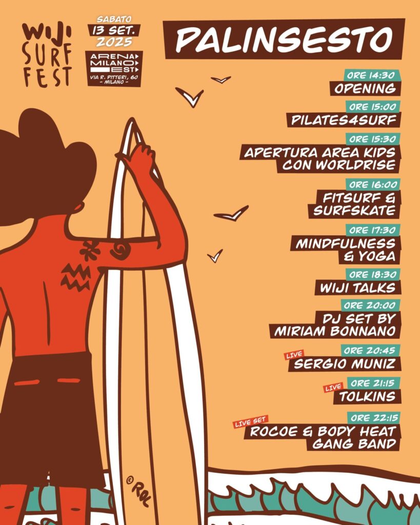 PALINSESTO-819x1024 WIJI SURF FEST 2025: a Milano l’evento della Surf Culture